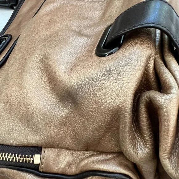 Coach Metallic Bronze Shoulder Bag / VIBE